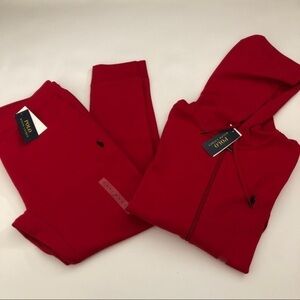 New NWT Polo Ralph Lauren Sweatsuit Hoodie and sweatpants